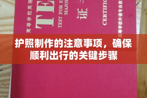 蒙城护照制作的注意事项，确保顺利出行的关键步骤